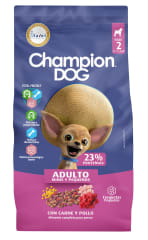 CHAMPION DOG ADULTO RAZAS MINIS & PEQUEÑAS 18KG