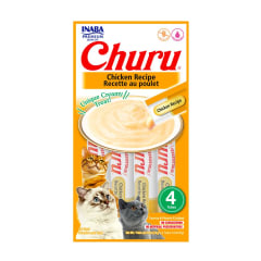 CHURU 56GR (4 TUBOS) SABOR POLLO +VARIEDADES