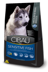 CIBAU PERRO ADULTO MEDIUM/MAXI SENSITIVE FISH (RAZAS MEDIANAS/GRANDES) 12KG
