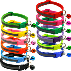 COLLAR MASCOTA TELA 23 CM VARIADOS DISEÑOS Y COLORES