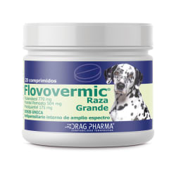 FLOVOVERMIC 35KG (1 COMPRIMIDO) ANTIPARASITARIO INTERNO