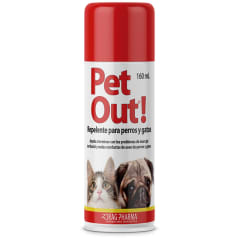 PET OUT REPELENTE PERROS Y GATOS 160 ML