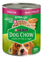 LATA DOG CHOW 374GR POLLO Y PAVO