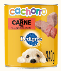 LATA PEDIGREE CACHORRO 280GR PATE POLLO