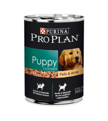 LATA PRO PLAN PERRO PUPPY 370GR POLLO Y ARROZ