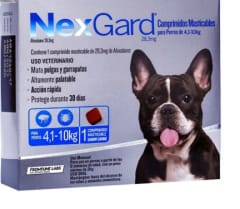 NEXGARD 4 A 10 KG (CAJA 3 TABLETAS)