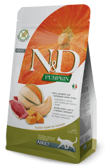 N&D PUMPKIN GATO ADULTO PATO Y MELON 1,5KG