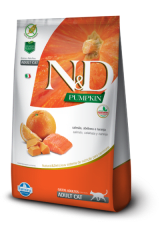 N&D PUMPKIN GATO ADULTO SALMON Y NARANJA 1,5KG