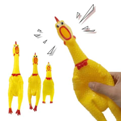 JUGUETE POLLO CON SONIDO 35 CM
