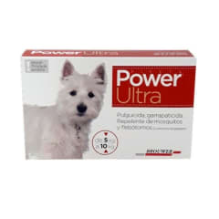 POWER ULTRA PIPETA 5-10KG ANTIPARASITARIO PERRO