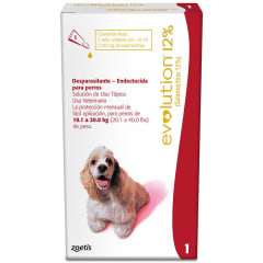 REVOLUTION 12% 10-20KG PERROS ANTIPARASITARIO INTERNO Y EXTERNO
