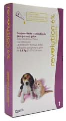 REVOLUTION 6% CACHORROS/GATOS 2.5KG ANTIPARASITARIO INTERNO Y EXTERNO