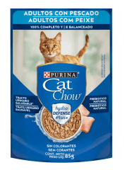 SACHET CAT CHOW ADULTO PESCADO 85GR
