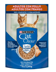 SACHET CAT CHOW ADULTO POLLO 85GR