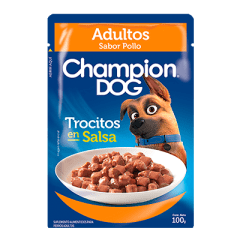 SACHET CHAMPION DOG ADULTO POLLO 100GR