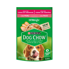 SACHET DOG CHOW ADULTO PAVO 100GR