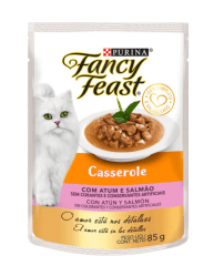 SACHET FANCY FEAST CASSEROLE ATUN Y SALMON 85GR
