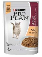 SACHET PRO PLAN GATO ADULTO POLLO 80GR
