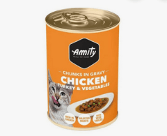 LATA AMITY CATS CHUNKS IN GRAVY 415  GRS