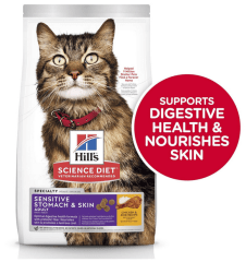 HILLS CAT ADULTO SENTIVE STOMACH Y SKIN
