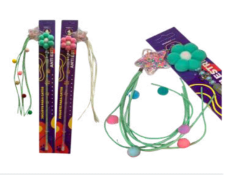 JUGUETE GATO VARITA FLOR TERCIOPELO