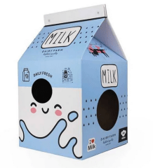 RASCADOR DE CARTON TIPO CASA MILK