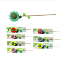 JUGUETE GATO VARITA FLOR CON CATNIP