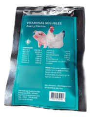 VIT SOLUBLES AVES Y CERDO SOBRE 20 GRS
