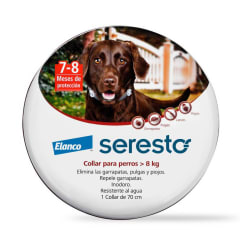 SERESTO COLLAR ANTIPULGAS PERROS +8 KG