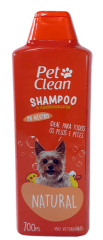 SHAMPOO Y ACONDICIONADOR NATURAL PET CLEAN 700 ML