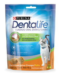 SNACK DENTALIFE GATOS SABOR POLLO 40GR