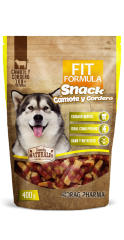 SNACK FIT FORMULA CAMOTE Y CORDERO 400GR