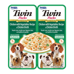 TWINS SNACK PERRO PACK POLLO CON VEGETALES