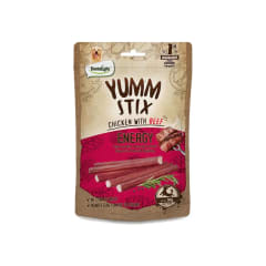 YUMM STIX ENERGY SNACK PERRO POLLO CON CARNE DE RES 50GR