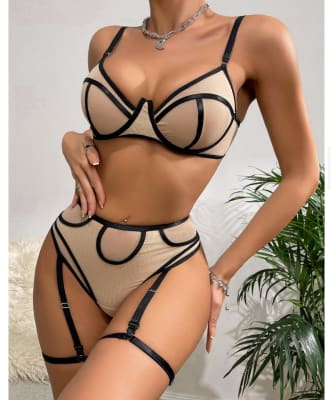 Set Lenceria Essential Beige1