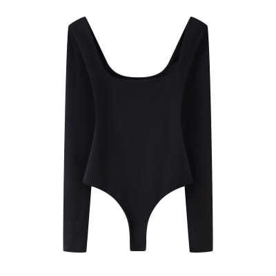 Body Adele Cuello Cuadrado Negro1