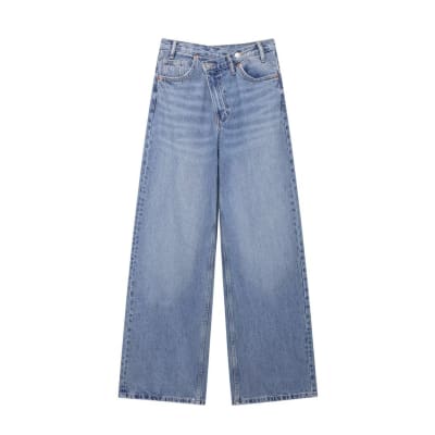 Jeans Lorenza Wide Leg Azul1