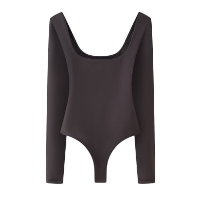 Body Adele Cuello Cuadrado Gris1