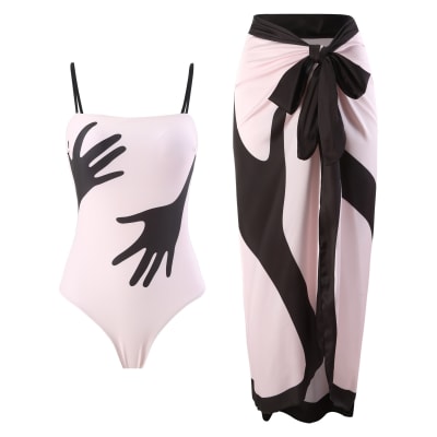 Traje De Baño Entero Rosa Beach1