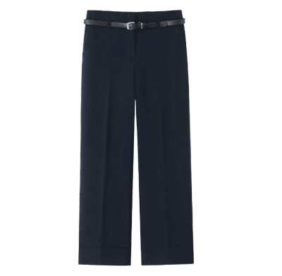 Pantalon Recto Cinturon Velia Azul Marino1