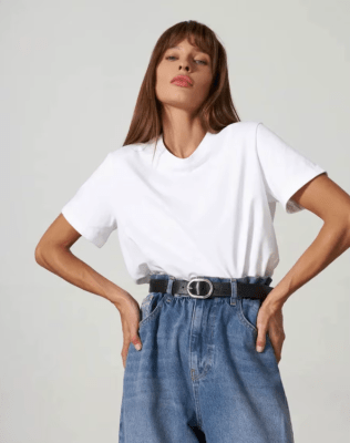Polera Básica Rocio  Blanca para Mujer2