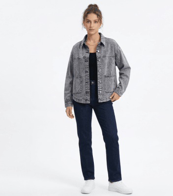 Chaqueta Denim Mujer Selene Gris1