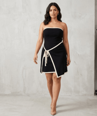 Vestido Corto Negro Mujer Althea4