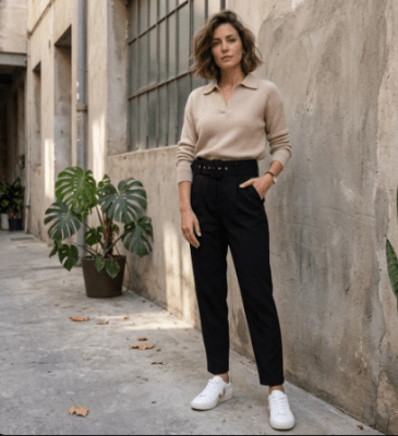 Pantalón Sevilla Negro Mujer1