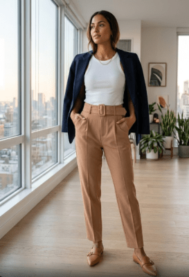 Pantalón Sevilla Marron Mujer1