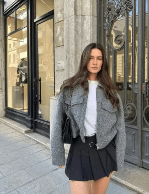 Chaqueta Lana Gris Anto Mujer Otoño Invierno1