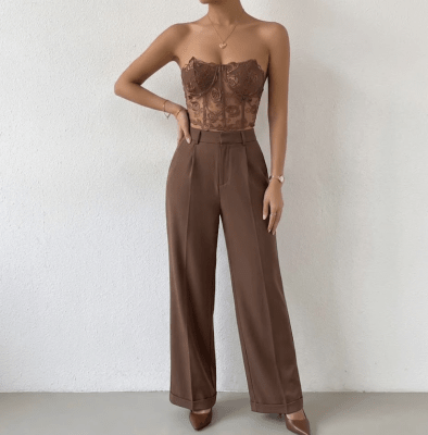 Top lencero  Moscu Chocolate Mujer1