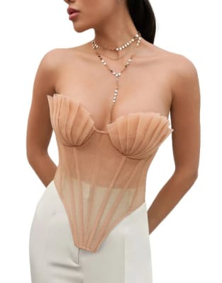 Corset Top Cream Mermaid1