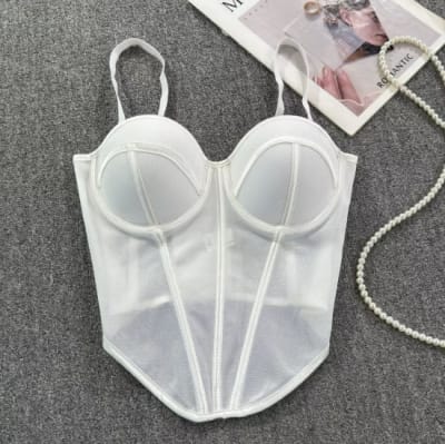 Top Corset White Monaco3
