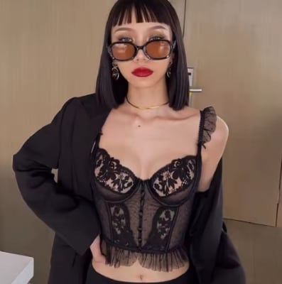 Conjunto Lenceria Luck Black1